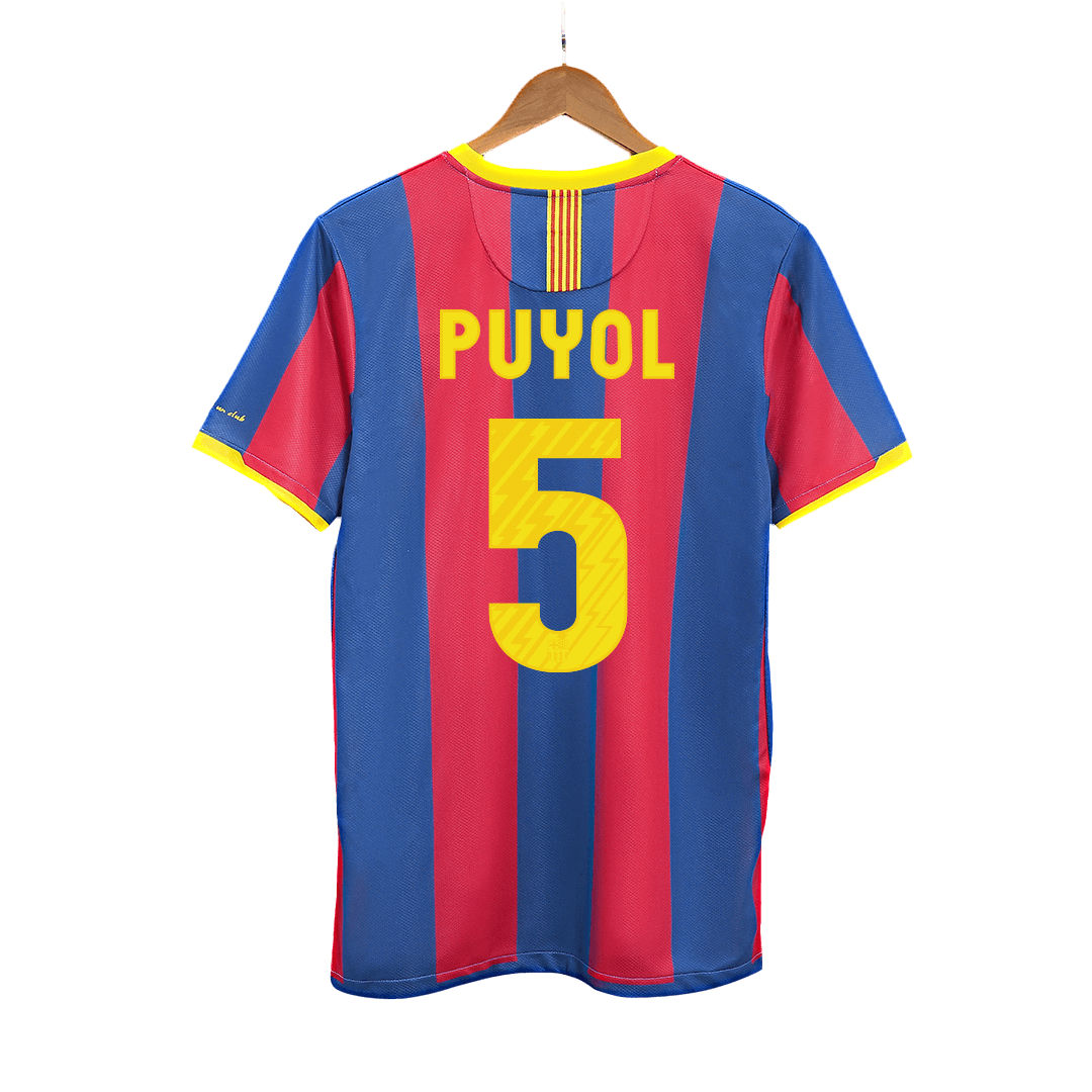 Retro PUYOL #5 2010/11 Barcelona Home Soccer Jersey Top Soccer Jerseys Store